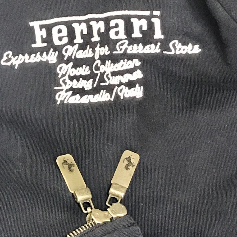Authentic Italian Ferrari Zip-Up Jacket - Picture 6 of 8